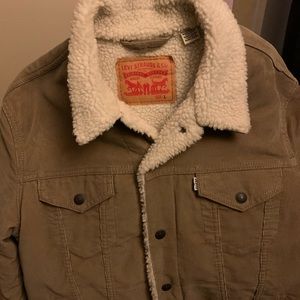 Corduroy Sherpa Trucker Jacket